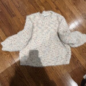 Lush Fuzzy/ cozy multi colored sweater
